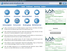 Tablet Screenshot of abitur-und-studium.de
